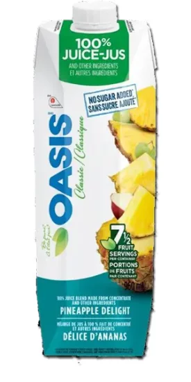 OASIS Classic - Pineapple Juice - Click Image to Close