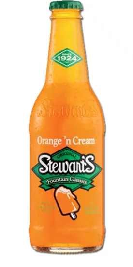 STEWART'S Orange 'N Cream Soda - Click Image to Close