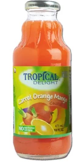 TROPICAL DELIGHT Carrot Orange Mango - Click Image to Close