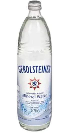 GEROLSTEINER Carbonated Natural Mineral Water - Click Image to Close