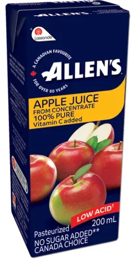 ALLEN'S Apple Juice - Click Image to Close