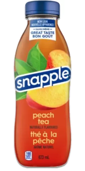 SNAPPLE Peach Iced Tea - Click Image to Close