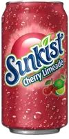 SUNKIST Cherry Limeade Soda - Imported