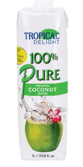 TROPICAL DELIGHT 100% Pure Coconut Water