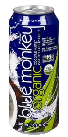 BLUE MONKEY Organic Coconut Water - Click Image to Close