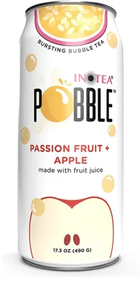 POBBLE Bubble Tea - Passion Fruit + Apple