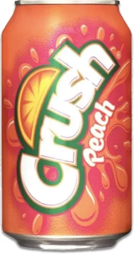 CRUSH Peach Soda - Imported - Click Image to Close