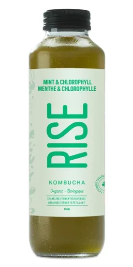 RISE Kombucha - Organic - Mint & Chlorophyll - Click Image to Close
