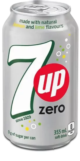 SEVEN UP Zero Sugar - 12 x 355ml Can Delivery in Toronto