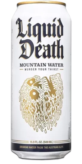 LIQUID DEATH Mountain Water Delivery In Toronto 12 x 500ml Can