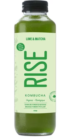 RISE Kombucha - Organic - Lime & Matcha - Click Image to Close