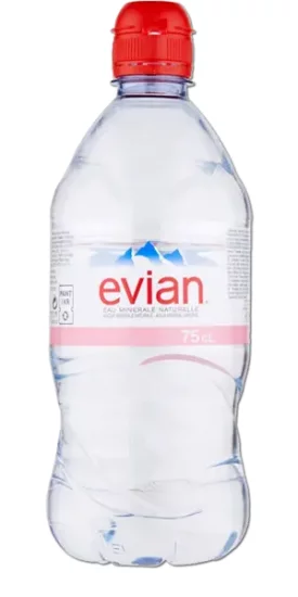 EVIAN Natural Spring Water - Sport Cap - Click Image to Close