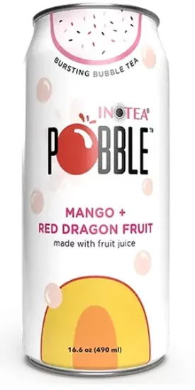 POBBLE Bubble Tea - Mango + Red Dragon Fruit - Click Image to Close