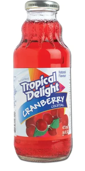 TROPICAL DELIGHT Cranberry - Click Image to Close