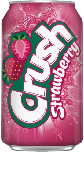 CRUSH Strawberry Soda - Imported - Click Image to Close
