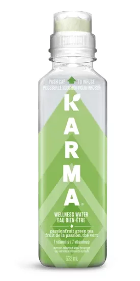 KARMA Wellness Water - Passionfruit Green Tea