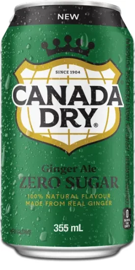 CANADA DRY Ginger Ale Zero Sugar
