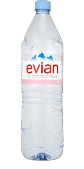 EVIAN Natural Spring Water - Click Image to Close