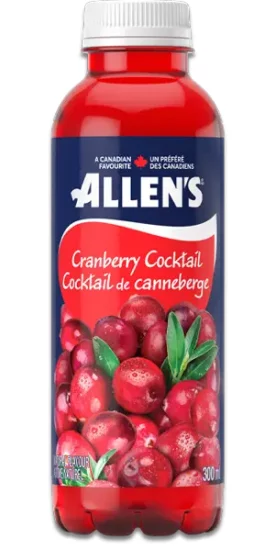 ALLEN'S Cranberry Cocktail - Click Image to Close