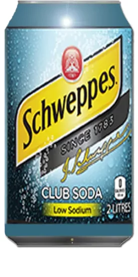 SCHWEPPES Club Soda - Click Image to Close