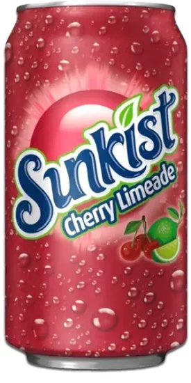 SUNKIST Cherry Limeade Soda - Imported - Click Image to Close