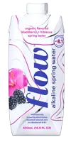 FLOW Alkaline Spring Water - Blackberry + Hibiscus