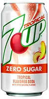 SEVEN UP Tropical Zero Sugar- Imported