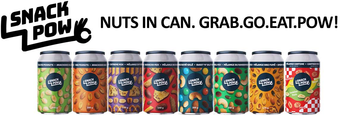 SNACK POW NUTS IN A CAN